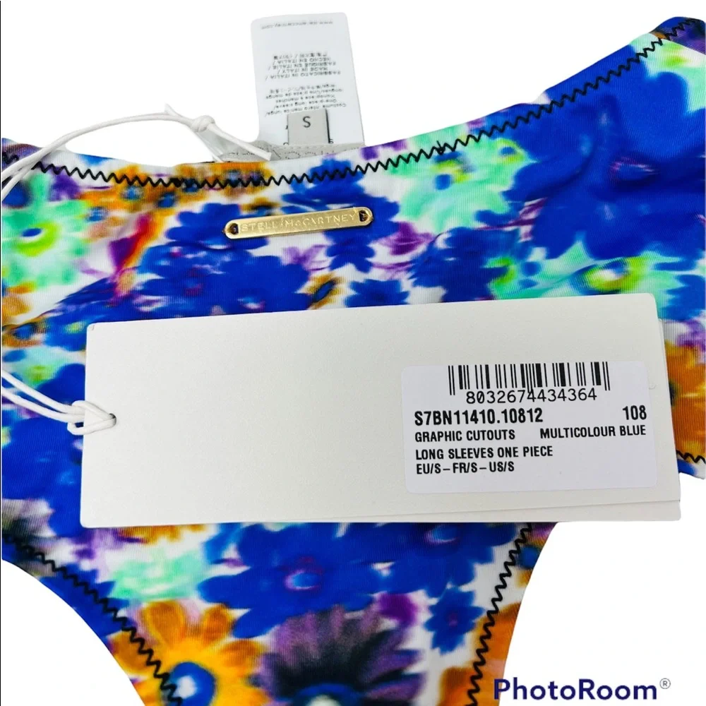 Stella McCartney**Floral Long Sleeve Monokini**Sm. $589 - Picture 6 of 6
